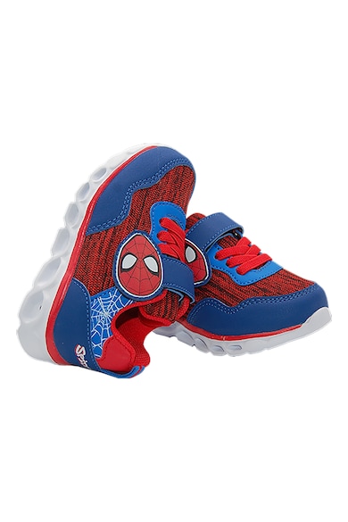 Marvel Pantofi sport cu velcro si LED-uri Baieti