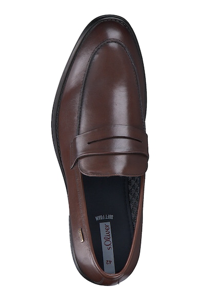 s.Oliver Pantofi loafer din piele cu model uni Barbati