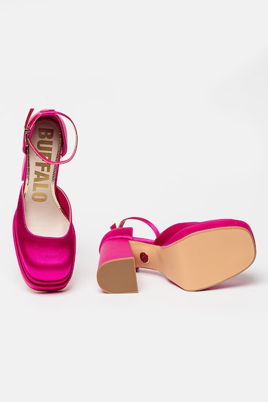 Buffalo Pantofi D'Orsay din satin cu platforma May Femei