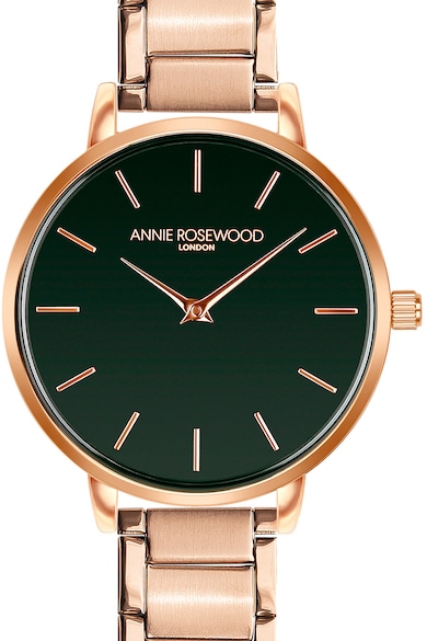 Annie Rosewood Овален аналогов часовник с метална верижка Жени