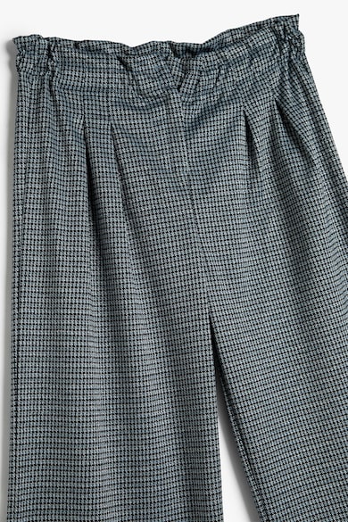 KOTON Pantaloni ampli cu model houndstooth Fete