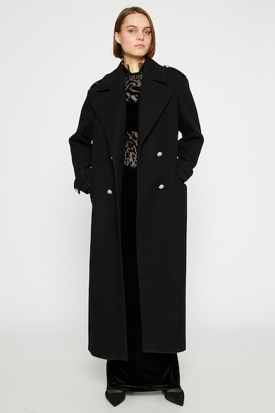 KOTON Duplagombsoros kabát bő fazonnal női