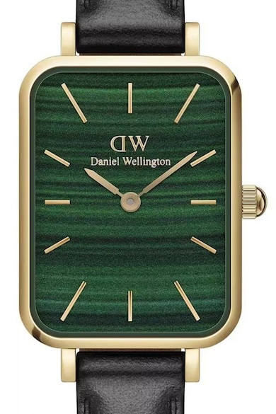Daniel Wellington Правоъгълен аналогов часовник с кожена каишка Жени