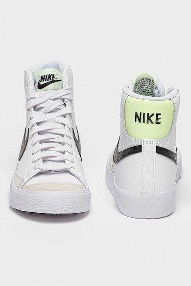 Nike Pantofi sport de piele si piele intoarsa Blazer Mid '77 Baieti