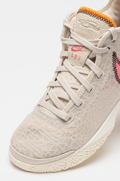 Nike Pantofi cu logo contrastant, pentru baschet Zoom Lebron Barbati