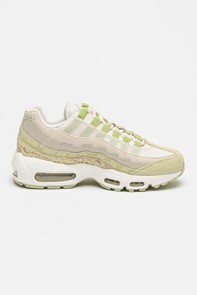 Nike Air Max 95 NDS műbőr és nyersbőr sneaker hálós anyagbetétekkel női