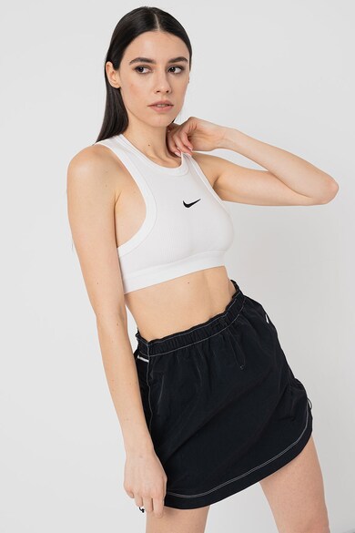 Nike Къс топ с изрязан гръб и лого Жени