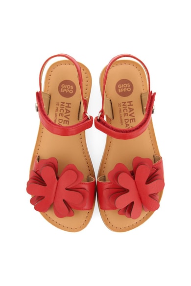 Gioseppo Кожени сандали Cres с флорална апликация Момичета