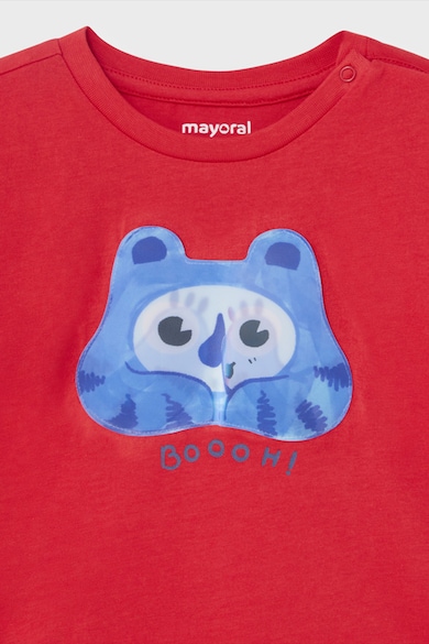 Mayoral Памучна тениска с графика Момчета