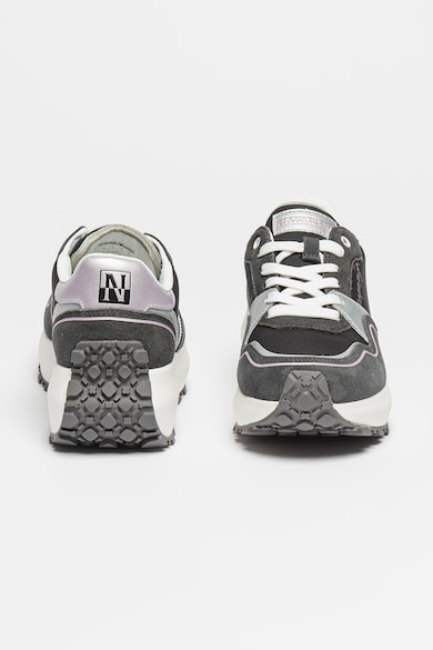 Napapijri Контрастни спортни обувки с велур Жени