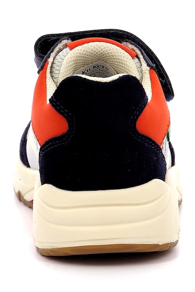 Kickers kids Colorblock dizájnú sneaker nyersbőr részletekkel Fiú