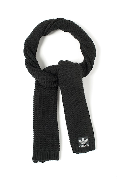 adidas Originals Set negru de fular si manusi tricotate Femei