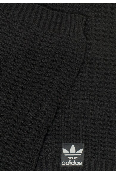 adidas Originals Set negru de fular si manusi tricotate Femei