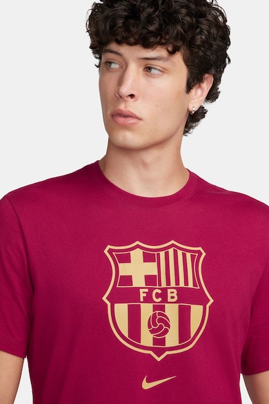 Nike Tricou de bumbac cu imprimeu pentru fotbal F.C. Barcelona Barbati