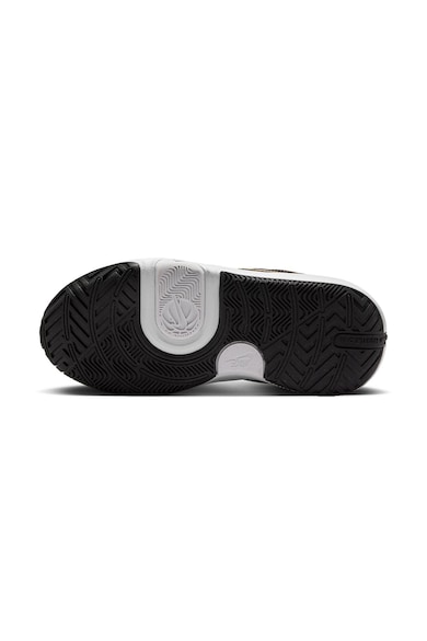 Nike Pantofi cu garnituri din piele pentru baschet Team Hustle Fete