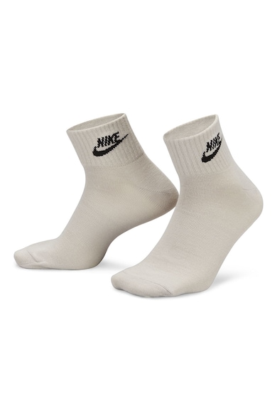 Nike Essential uniszex logós rövid szárú zokni szett - 3 pár férfi