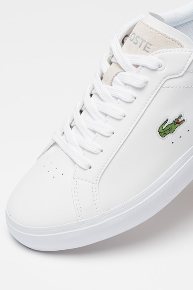 Lacoste Bőrsneaker nyersbőr részletekkel férfi