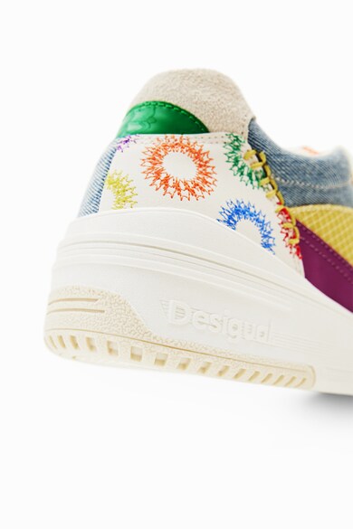 DESIGUAL Telitalpú kontrasztos sneaker női