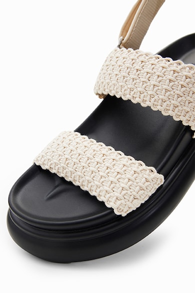 DESIGUAL Sandale texturate cu velcro Femei