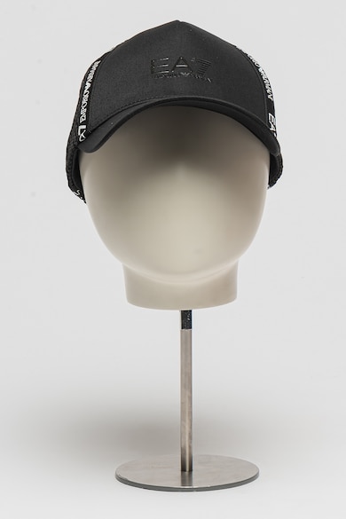 EA7 Унисекс бейболна шапка с лого и мрежести панели Мъже