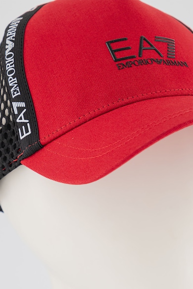 EA7 Унисекс шапка с мрежести зони Мъже