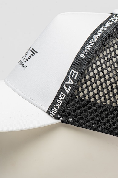 EA7 Унисекс бейболна шапка с лого и мрежести панели Жени