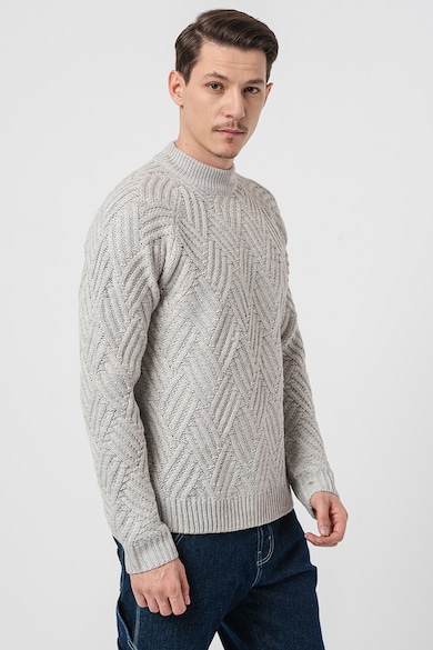 Denim Project Пуловер с вълна и ръкави реглан Мъже
