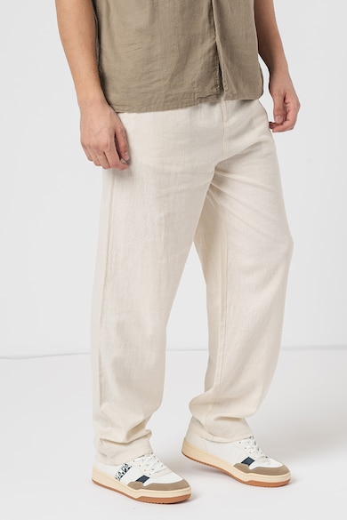 Denim Project Дълъг панталон с лен Мъже