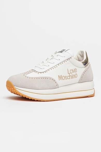 Love Moschino Telitalpú sneaker logós rátéttel női