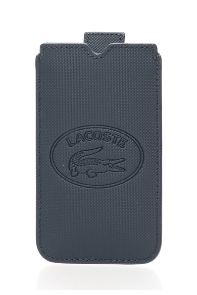 Lacoste Husa texturata neagra pentru iPhone Barbati