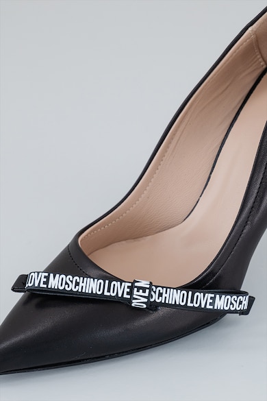 Love Moschino Tűsarkú cipő logós masnirátéttel női