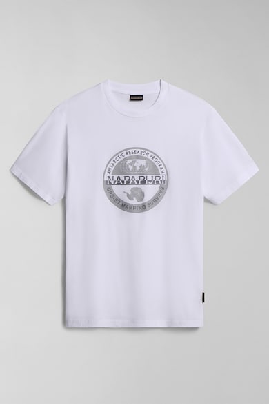 Napapijri Tricou regular fit cu imprimeu logo Bollo Barbati