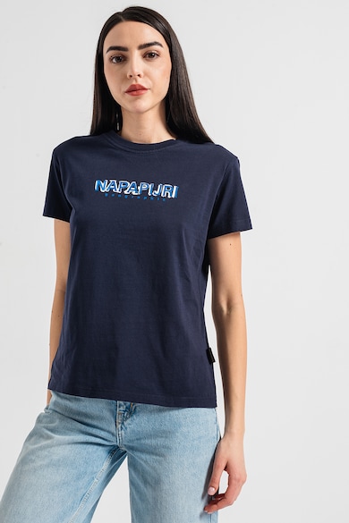 Napapijri Тениска с овално деколте и лого Жени