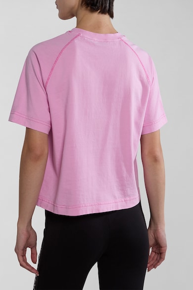 Napapijri Tricou de bumbac cu imprimeu logo S-Aberdeen Femei