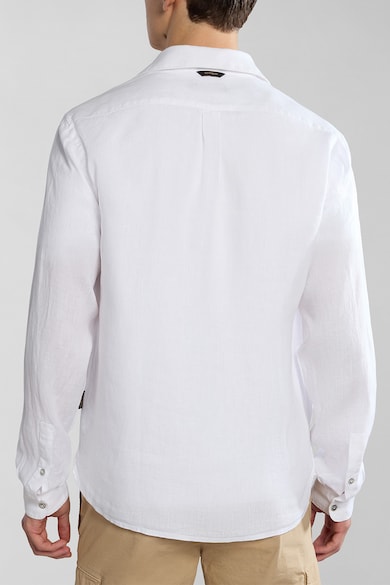 Napapijri Ленена риза с джоб на гърдите Мъже