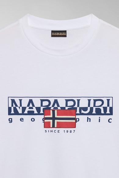 Napapijri Tricou polo cu logo Aylmer Barbati