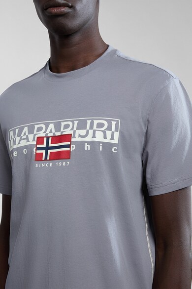 Napapijri Tricou polo cu logo Aylmer Barbati