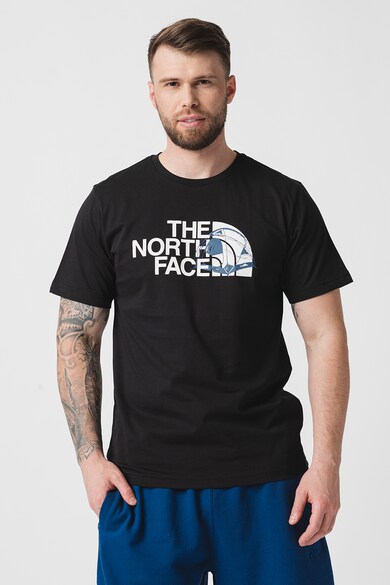The North Face Tricou cu imprimeu logo si decolteu la baza gatului Barbati