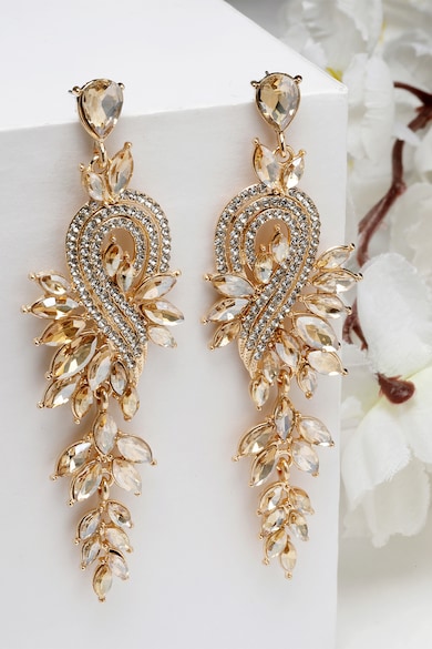 AVANT-GARDE PARIS Флорални обеци с покритие от 18К злато Жени