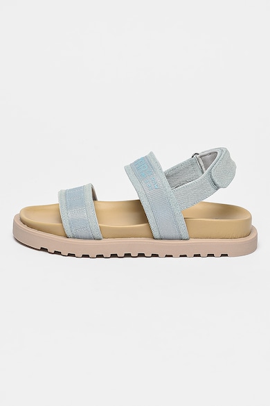 Sandale cu aspect din denim Diesem - Albastru deschis