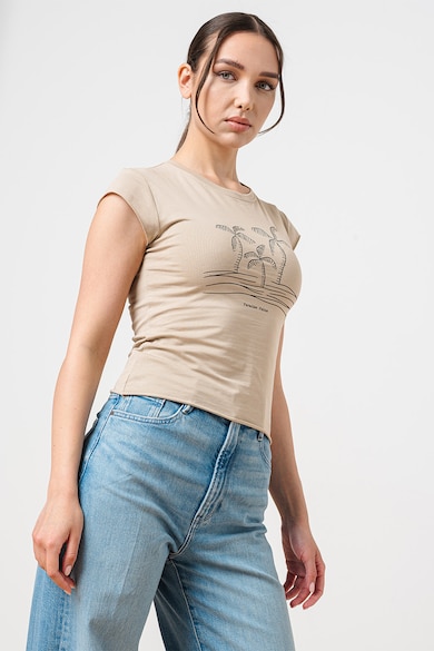 OVS Tricou de bumbac cu imprimeu grafic Femei