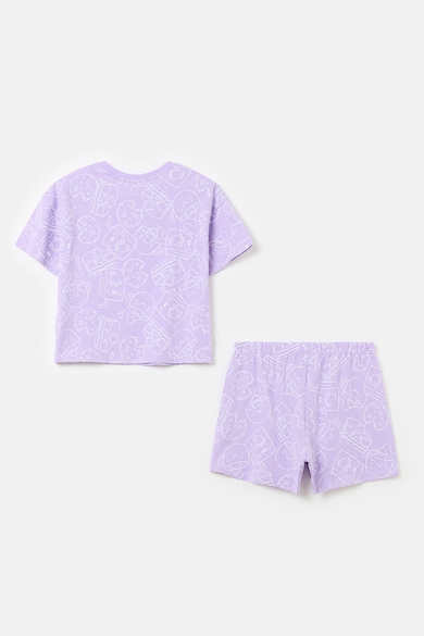 OVS Set de pijama din bumbac cu tricou si pantaloni scurti - 2 piese Fete