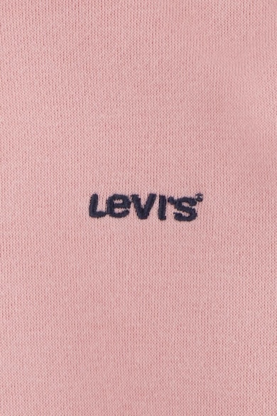 Levi's Kapucnis pulóver logós csíkokkal és kenguruzsebbel Lány