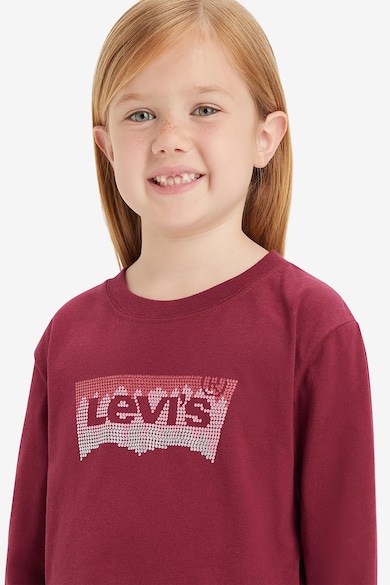 Levi's Блуза с органичен памук с лого Момичета