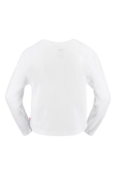 Levi's Bluza de bumbac cu logo Fete