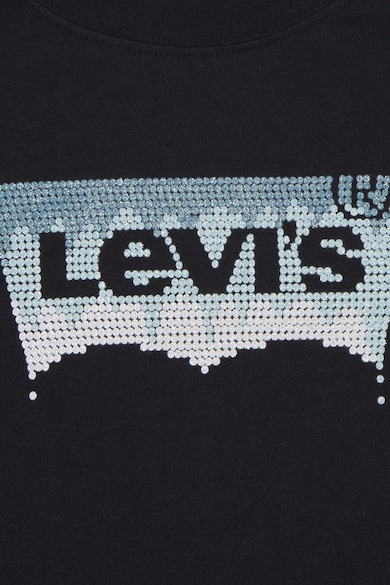 Levi's Блуза с памук и лого Момичета