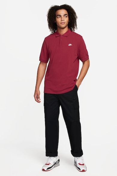 Nike Tricou polo din material pique cu logo Barbati