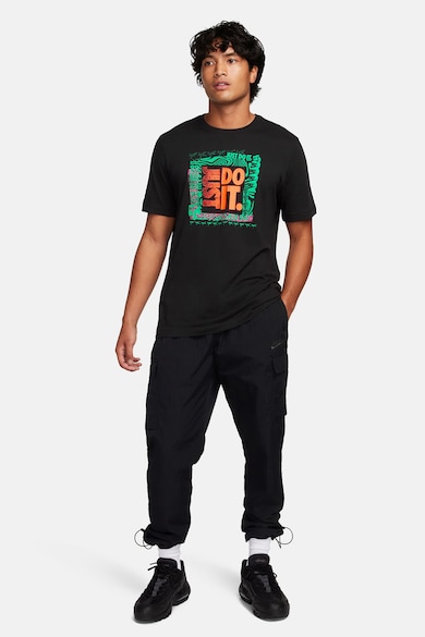 Nike Тениска с овално деколте и принт Мъже