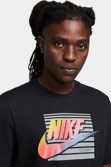 Nike Тениска Futura с овално деколте и лого Мъже