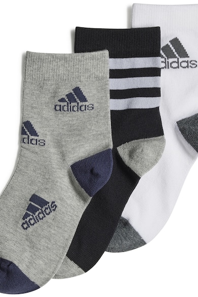 adidas Performance Къси чорапи с лого - 3 чифта Момчета